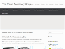 Tablet Screenshot of pianoaccessoryshop.co.uk